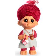 Grandam Lykketrold Little Sister of The Grandam Family Red/White Dekorationsfigur 13cm