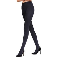 Bleu - Femme Collants Falke Pure Matt 100 Den Women Tights - Marine