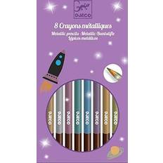 Djeco Metallic Coloured Pencils 8-pack