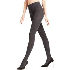 Dame - Merinoull Strømpebukser & Stay-ups Falke Softmerino Women Tights - Anthracite Melange