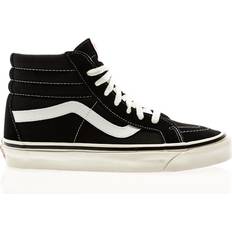 Men - Vans Sk8-Hi Shoes Vans Sk8-Hi 38 DX - Black/White