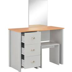 Wood Dressing Tables vidaXL Makeup Dressing Table 45x104cm