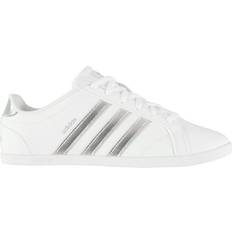Adidas Patent Leather Trainers adidas VS Coneo QT W - Cloud White/Matte Silver/Cloud White