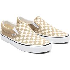 Men - Vans Checkerboard Sneakers Vans Checkerboard Classic Slip-On - Incense/true White