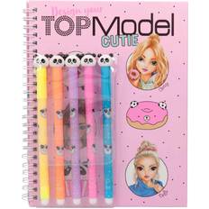 Top Model Speelgoed Top Model Coloring Book with Felt Pens Candy Cake