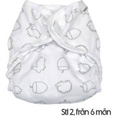 Tygblöja White Woodland Stl 2