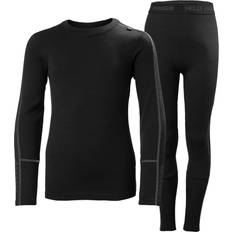 Børnetøj Helly Hansen Jr Lifa Merino Midweight Set - Black (49403-990)