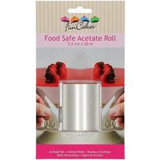 Plastique Décorations de gâteaux Funcakes Food Safe Acetate Roll 5.5cm Cake Decoration