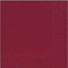 Plates, Cups & Cutlery 33x33cm Bordeaux 125-pack