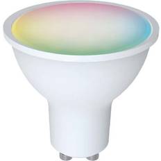 Denver Shl-450. Lampadina Led Wifi Intelligente. Compatibile Con Alexa, Google Home E Tuya. Forma Gu10. Luce Bianca O Luci Colorate Rgb