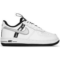 Zapatos para Niños Nike Force 1 LV8 KSA PS - White/Black/Reflective Silver