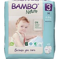 4.0 kg Luiers Bamboo Bambo Babyluier midi 3 4-8kg (28 st)