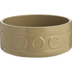 Lettered Dog Bowl