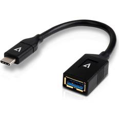 Cable Adapter - USB A-USB C Cables V7 USB C-USB A M-F Adapter 0.1m