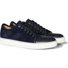 Lanvin Suede Sneakers Blu Uomo