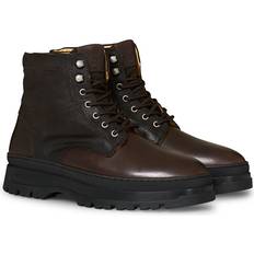 Gant Bottines en Dentelle Gant St Grip Mid Lace Boot - Dark Brown, Male