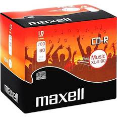 Optical Storage Maxell CD-R 700MB Slimcase 10-Pack