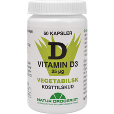 Natur drogeriet vitamin d Natur Drogeriet Vitamin D3 25µg 60 stk