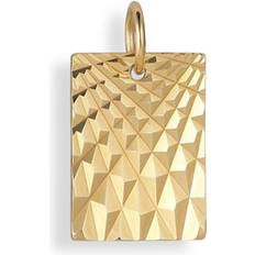 Jane kønig reflection Jane Kønig Reflection Square Pendant - Gold