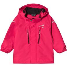 122/128 - Piger Skaljakker Isbjörn of Sweden Kid's Storm Hard Shell Jacket - Hibiskus (460)