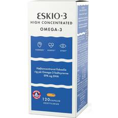 Eskio 3 fiskeolie Eskimo3 High Concentrate Omega-3 120 stk