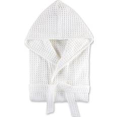 Piquée Hooded Bathrobe - Snow