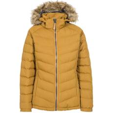 Trespass Women Jackets Trespass Nadina Women's Padded Hooded Casual Jacket - Golden Brown