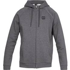 Under armour zip hoodie Under Armour Rival Fleece Full Zip Hoodie - Charcoal Light Heather/Black