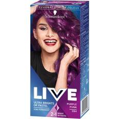 Schwarzkopf Live Ultra Brights or Pastel Semi-Permanent Hair Dye #94 Purple 80ml