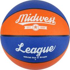 Midwest Basketbal uit de League Oranje/Zwart/Rood