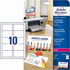 Avery visitkort Avery Premium Business Cards 270g/m² 100stk
