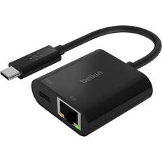 Usb c rj45 Belkin USB C - RJ45/USB C PD M-F 0.1m