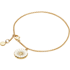 Daisy armbånd Georg Jensen Daisy Bracelet - Gold/White