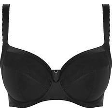 Illusion Side Support Bra - Black
