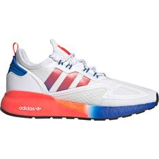 Adidas solar boost Adidas ZX 2K Boost M - Cloud White/Solar Red/Blue