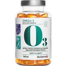 Vitaminer & Kosttillskott BioSalma Omega-3 Pure and Natural 160 st