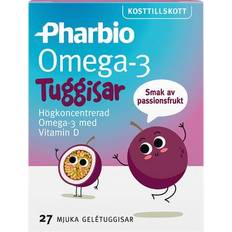 Pharbio Omega-3 Tuggisar 27 stk