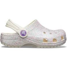 Crocs Kid's Classic Glitter - Oyster