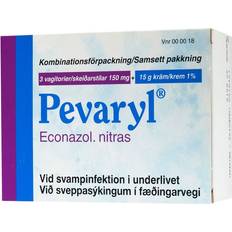 Vagitor Receptfria läkemedel Pevaryl Vagitorium 150mg 3 st Vagitor, Kräm