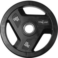 Viktskiva 10kg gummerad Titan Life PRO Weight Disc Rubber 10kg