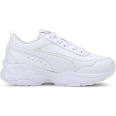 Chaussures Enfant Puma Cilia Mode Ps White-White-Silver-Gray Violet Unisex