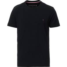 Tommy Hilfiger Stretch Slim Fit T-shirt - Flag Black