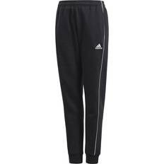 Pants Adidas Kid's Core 18 Sweat Tracksuit Bottoms - Black/White (CE9077)