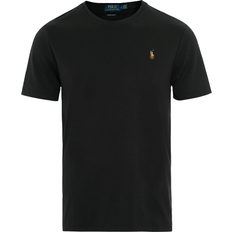 Polo Ralph Lauren Herr - Svarta T-shirts Polo Ralph Lauren Classic Fit Soft Cotton Crewneck T-Shirt - Polo Black