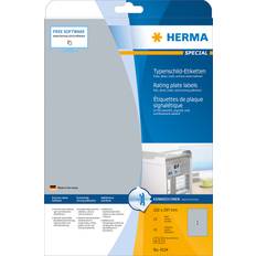 Herma Rating Plate Labels A4