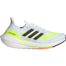 Adidas Ultra Boost 21 White Solar Green Women's