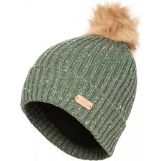 Trespass Dam Accessoarer Trespass McNally Women's Knitted Bobble Hat - Moss Fleck