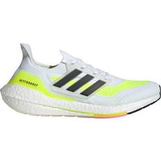 Adidas Ultra Boost 21 White/Solar Yellow