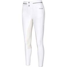 Dame - Hvid - Ridesport Bukser Pikeur Calanja Full Grip Riding Breeches Women