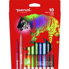 Penol Fibre Tip Pens 10-pack